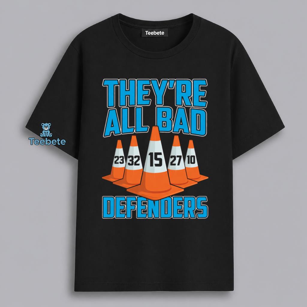 All Bad Defenders Soccer Traffic Cone Humor Shirt