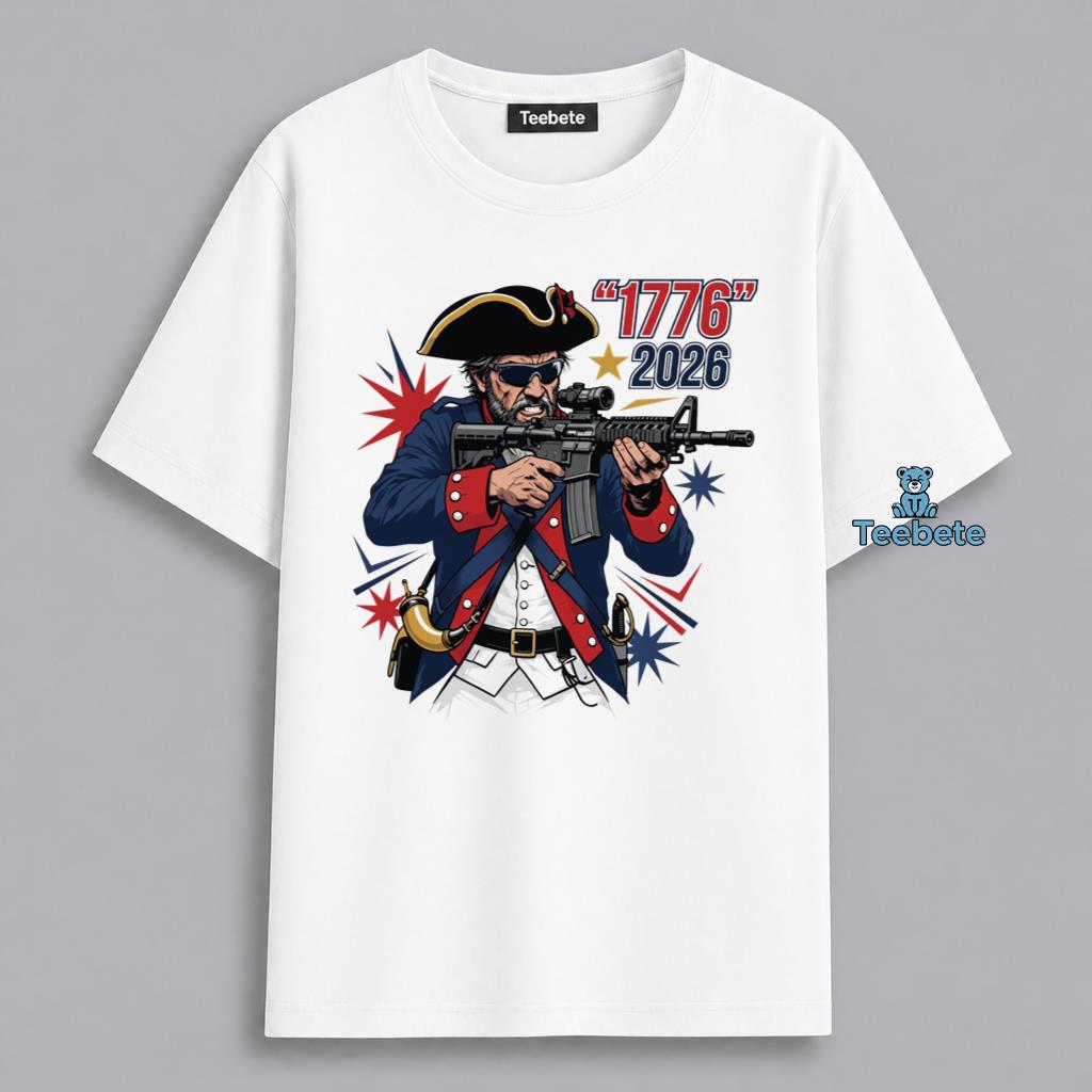 American Revolution 1776 To 2026 Patriotic Soldier Rifle Anniversary Shirt