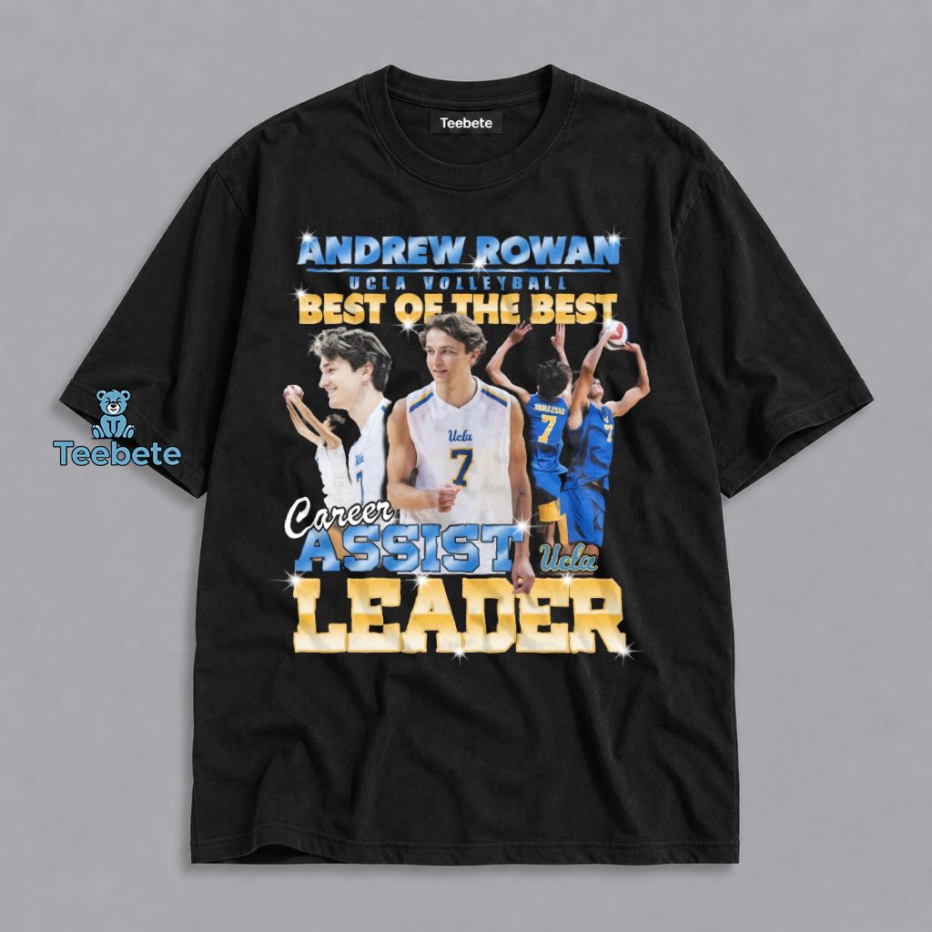 Andrew Rowan UCLA Volleyball Career Assist Leader Best Of The Best Legacy Shirt