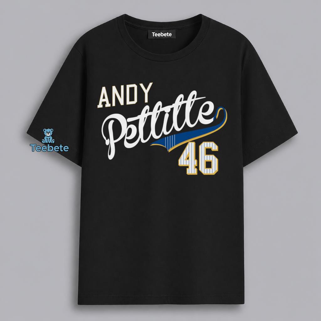 Andy Pettitte Number 46 Yankees Pitching Legend Retirement Shirt