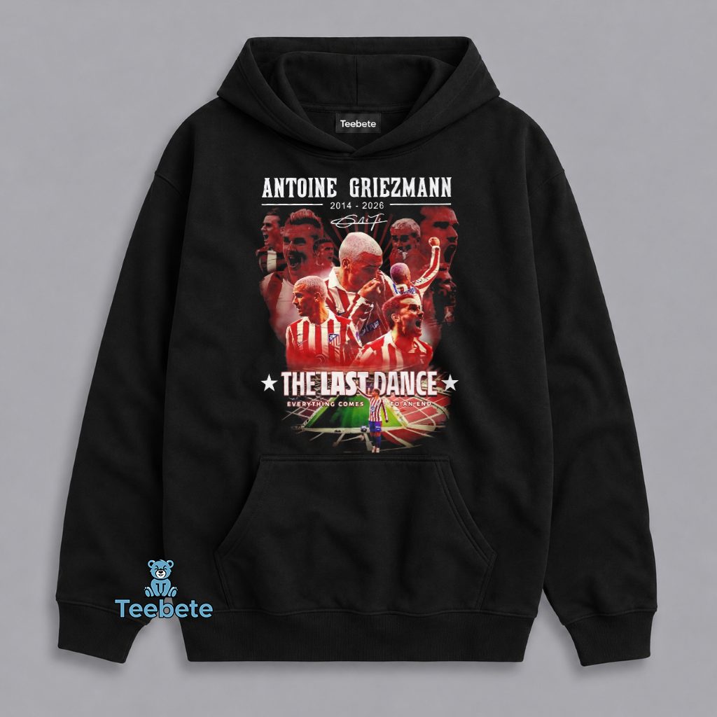 Antoine Griezmann Farewell Era 2014 Through 2026 Soccer Fan Hoodie Antoine Griezmann Farewell Era 2014 Through 2026 Soccer Fan Hoodie