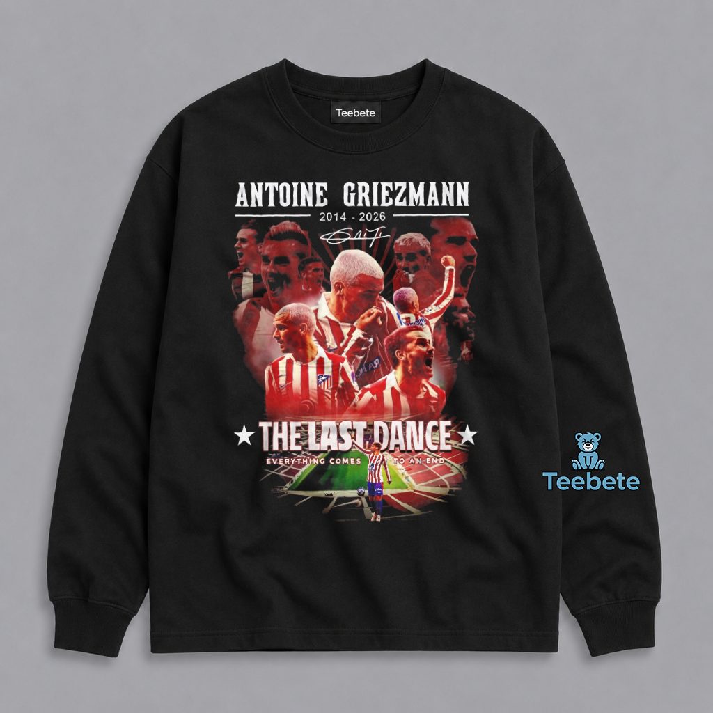 Antoine Griezmann Farewell Era 2014 Through 2026 Soccer Fan Long Sleeve Antoine Griezmann Farewell Era 2014 Through 2026 Soccer Fan Long Sleeve