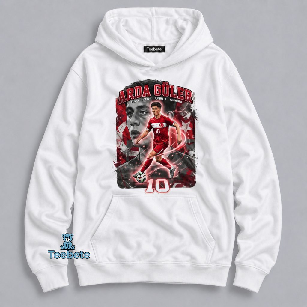 Arda Guler Turkey No 10 FIFA World Cup 2026 Hoodie Arda Guler Turkey No 10 FIFA World Cup 2026 Hoodie