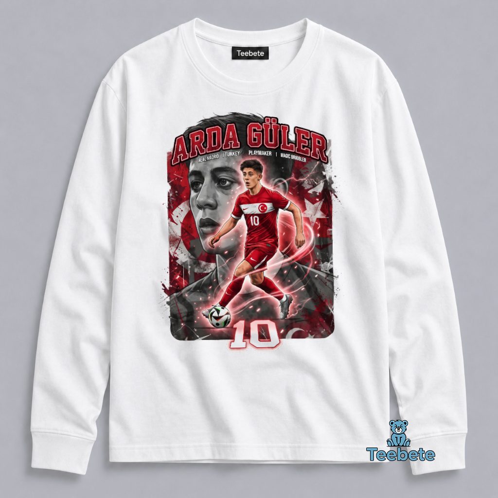 Arda Guler Turkey No 10 FIFA World Cup 2026 Long Sleeve Arda Guler Turkey No 10 FIFA World Cup 2026 Long Sleeve
