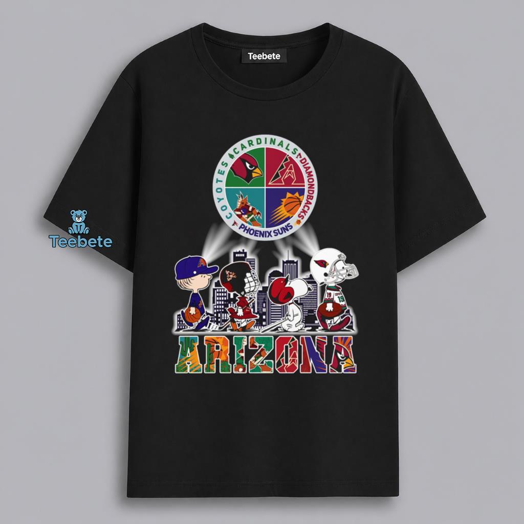 Arizona Arizona Sports Teams Snoopy Fan Shirt