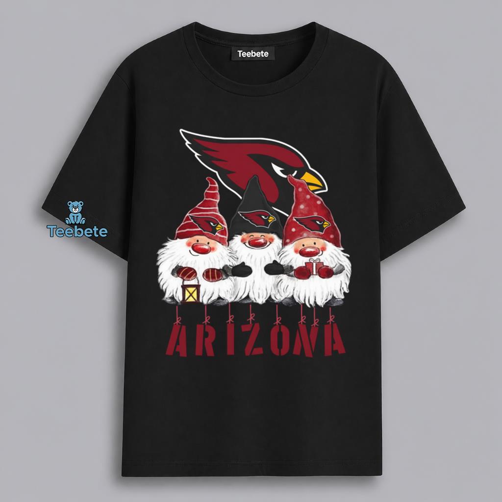Arizona Cardinals Christmas Gnome Holiday Fan Shirt