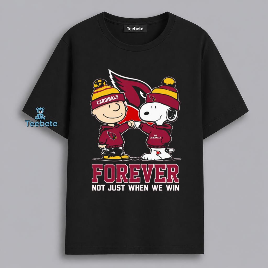 Arizona Cardinals Snoopy Charlie Brown Loyal Fan Shirt