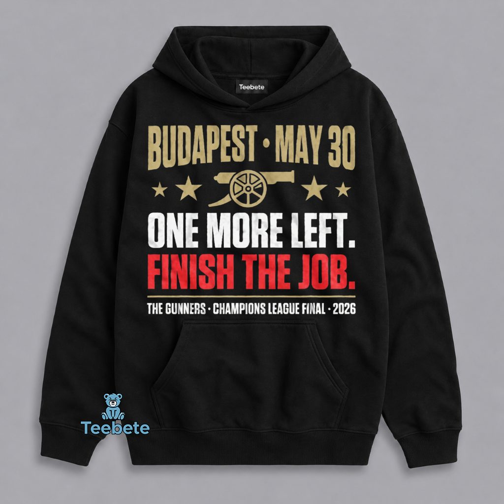 Arsenal Champions League Final Budapest 2026 Treble Winners Hoodie Arsenal Champions League Final Budapest 2026 Treble Winners Hoodie
