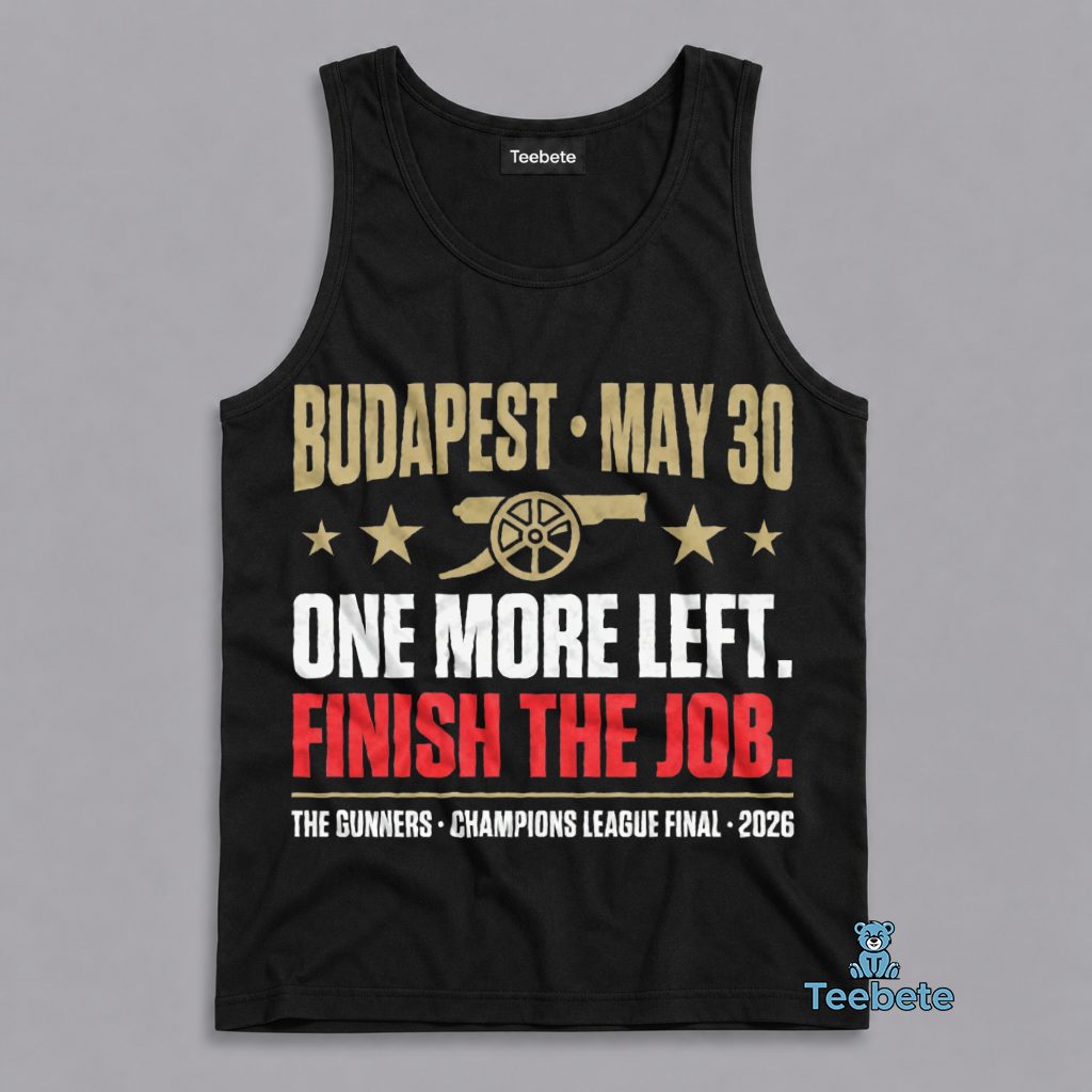 Arsenal Champions League Final Budapest 2026 Treble Winners Tanktop Arsenal Champions League Final Budapest 2026 Treble Winners Tanktop