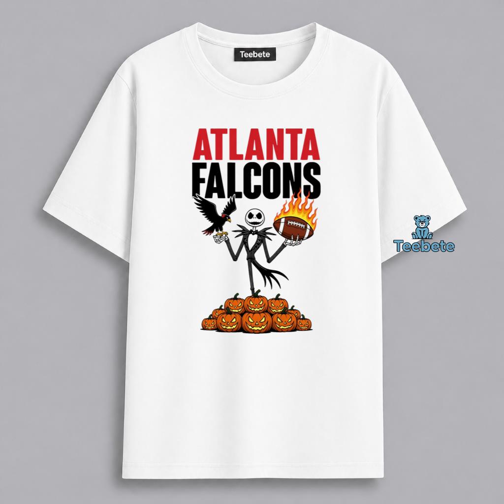 Atlanta Falcons Jack Skellington Pumpkin Shirt