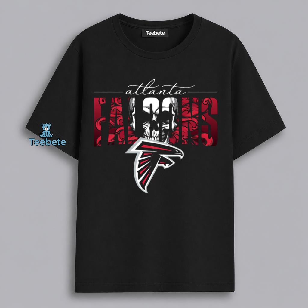 Atlanta Falcons Skull Gothic Horror Fan Shirt