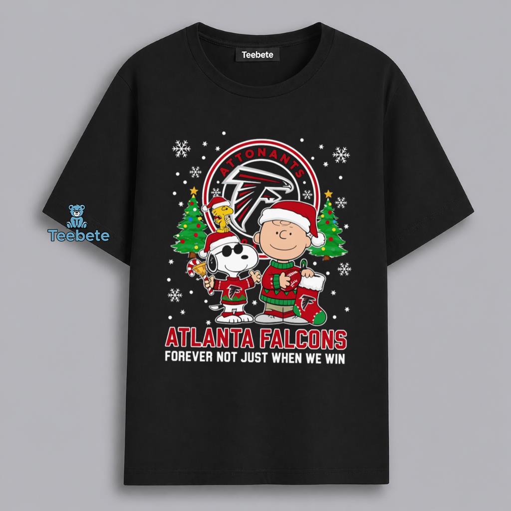 Atlanta Falcons Snoopy Christmas Forever Fan Shirt