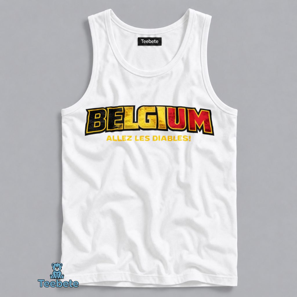 Belgium Allez Les Diables FIFA World Cup 2026 Tanktop Belgium Allez Les Diables FIFA World Cup 2026 Tanktop