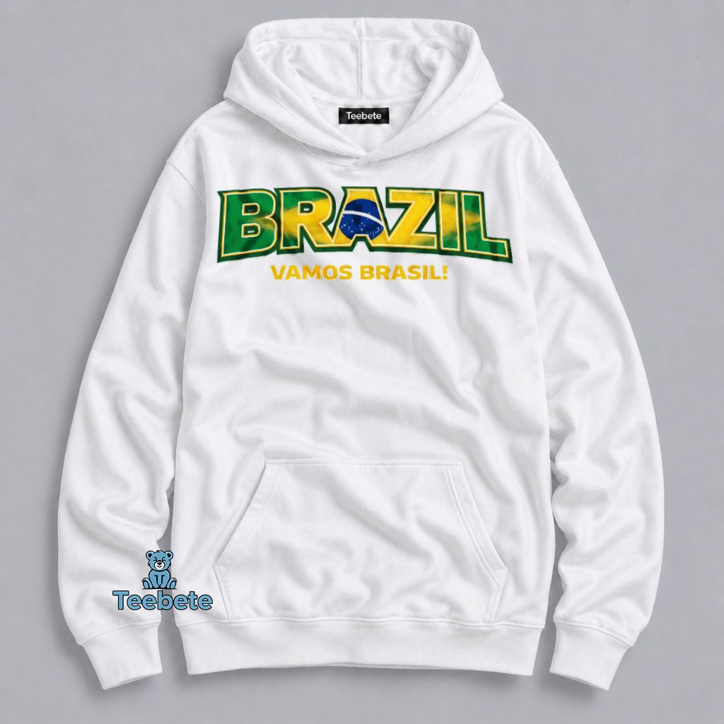 Brazil Vamos Brasil FIFA World Cup 2026 Hoodie Brazil Vamos Brasil FIFA World Cup 2026 Hoodie
