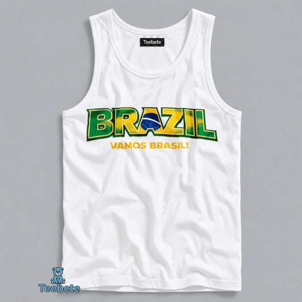 Brazil Vamos Brasil FIFA World Cup 2026 Tanktop Brazil Vamos Brasil FIFA World Cup 2026 Tanktop