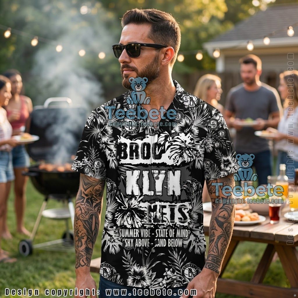 Brooklyn Nets Jungle Summer Tropical Shirt