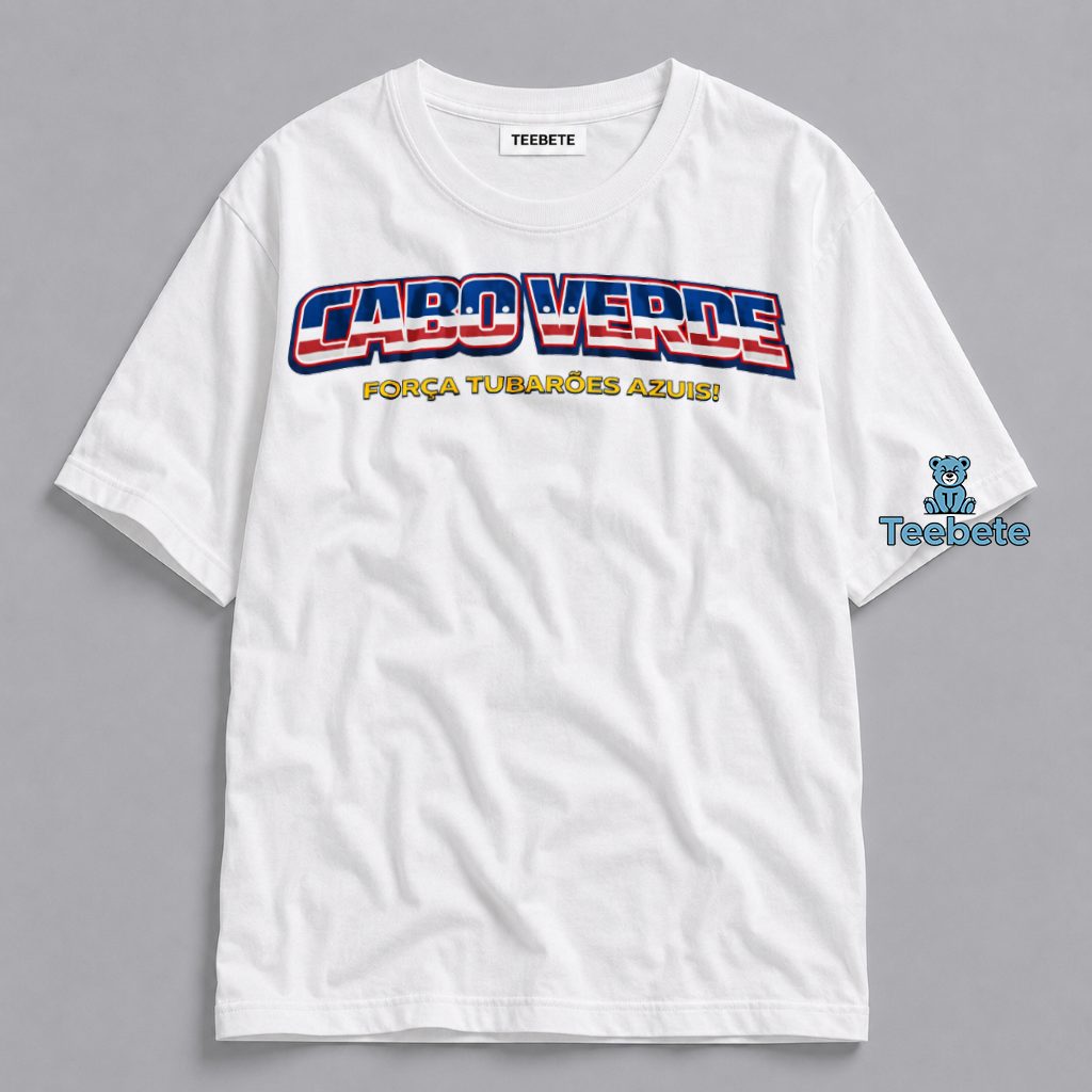 Cabo Verde Forca Tubaroes Azuis 2026 World Cup Shirt