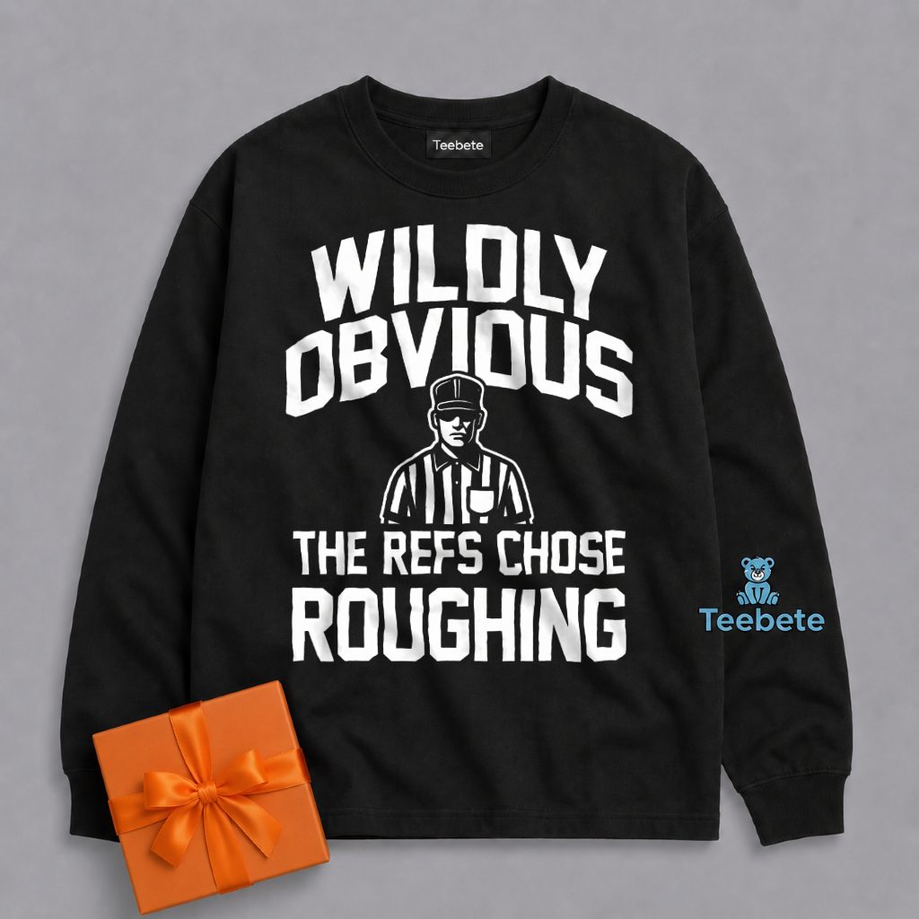Carolina Hockey Blind Ref Wildly Obvious Fan Long Sleeve Carolina Hockey Blind Ref Wildly Obvious Fan Long Sleeve