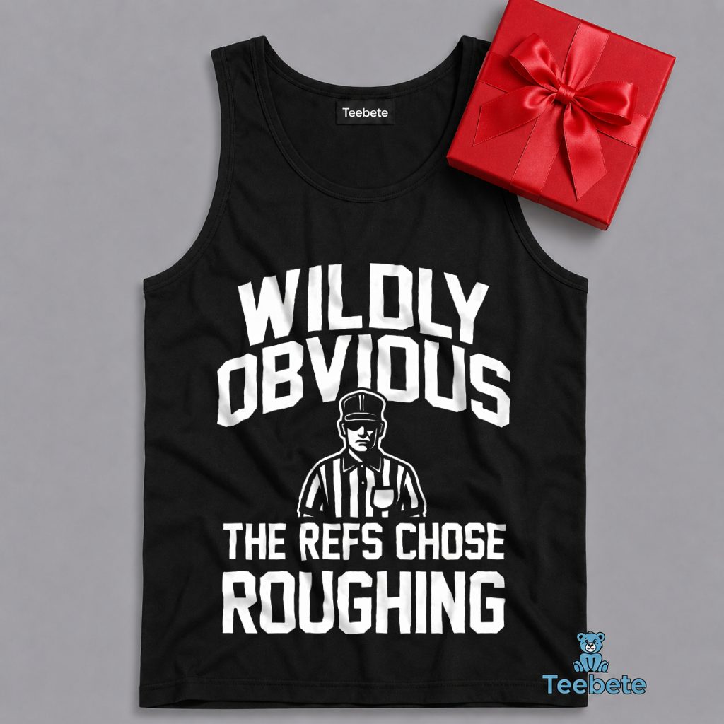 Carolina Hockey Blind Ref Wildly Obvious Fan Tanktop Carolina Hockey Blind Ref Wildly Obvious Fan Tanktop