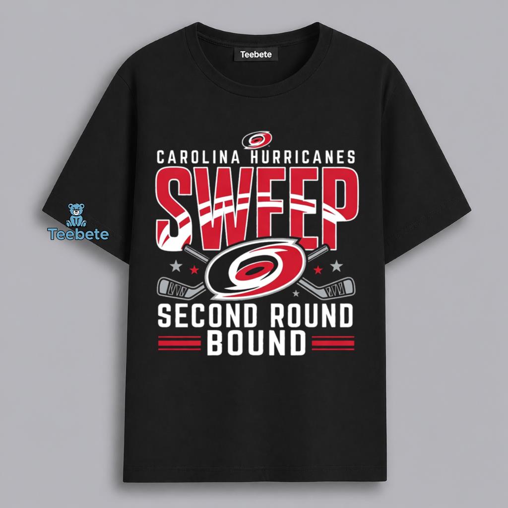 Carolina Hurricanes Sweep Second Round Bound NHL Hockey Fan Gift Shirt