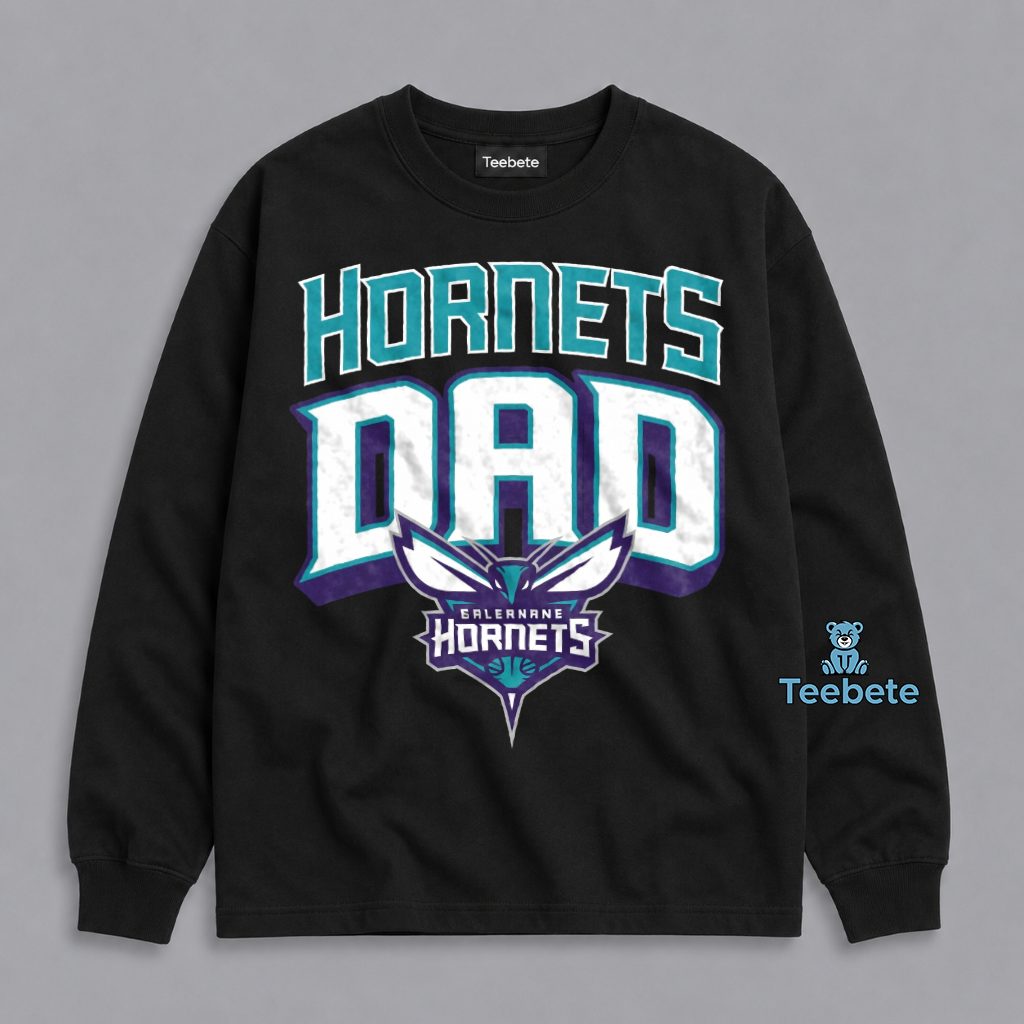 Charlotte Hornets Basketball Dad Long Sleeve Charlotte Hornets Basketball Dad Long Sleeve