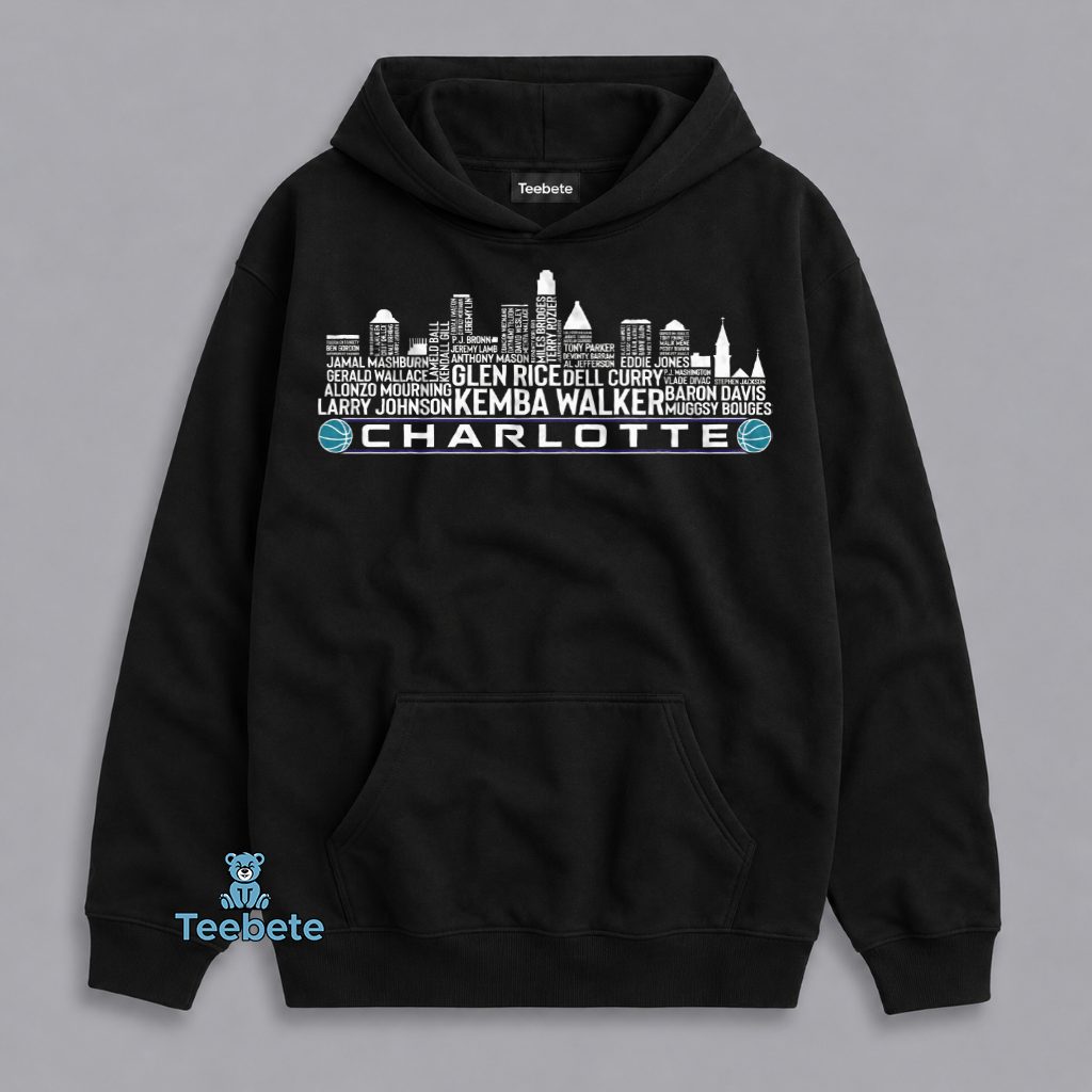 Charlotte Hornets City Legends Skyline Hoodie Charlotte Hornets City Legends Skyline Hoodie