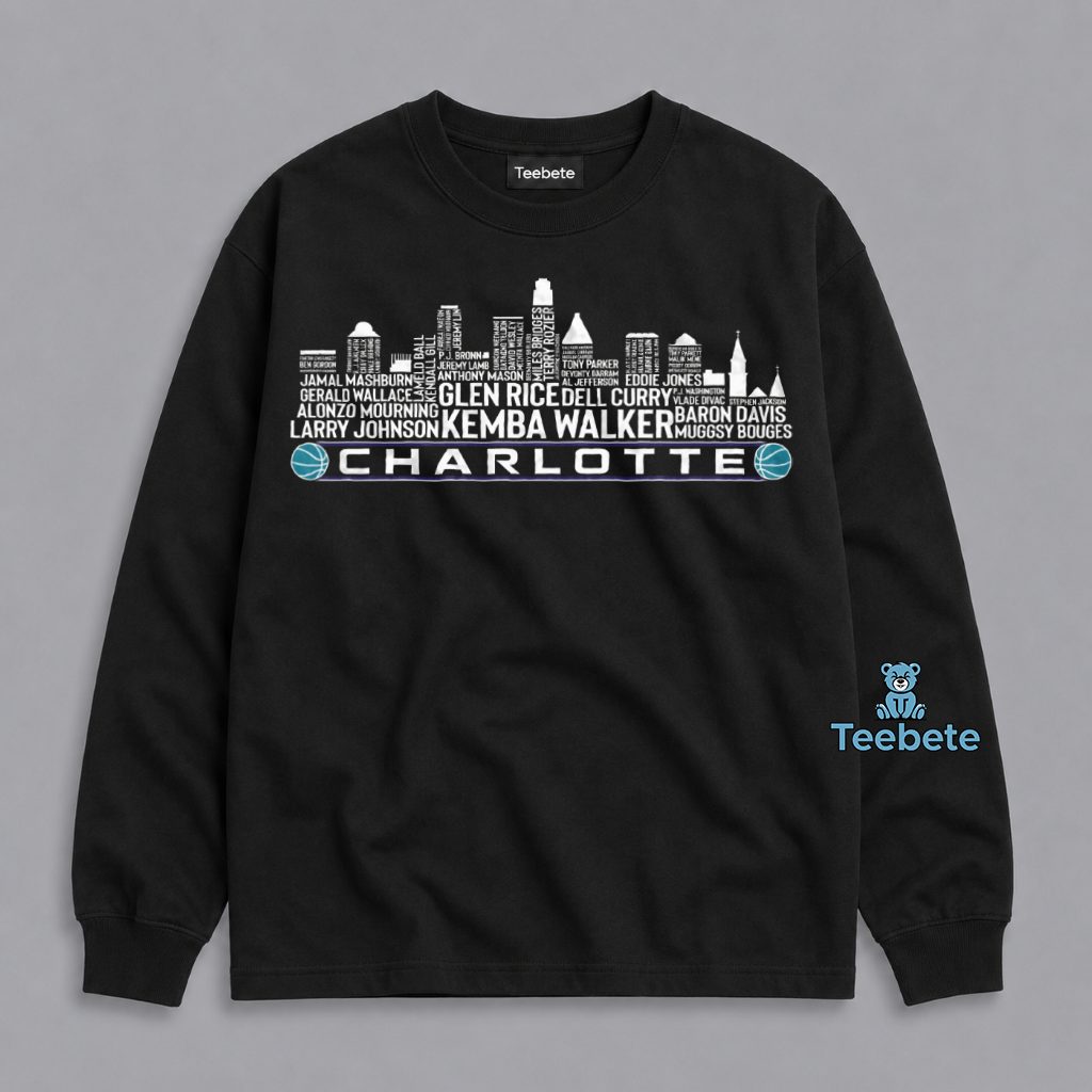 Charlotte Hornets City Legends Skyline Long Sleeve Charlotte Hornets City Legends Skyline Long Sleeve