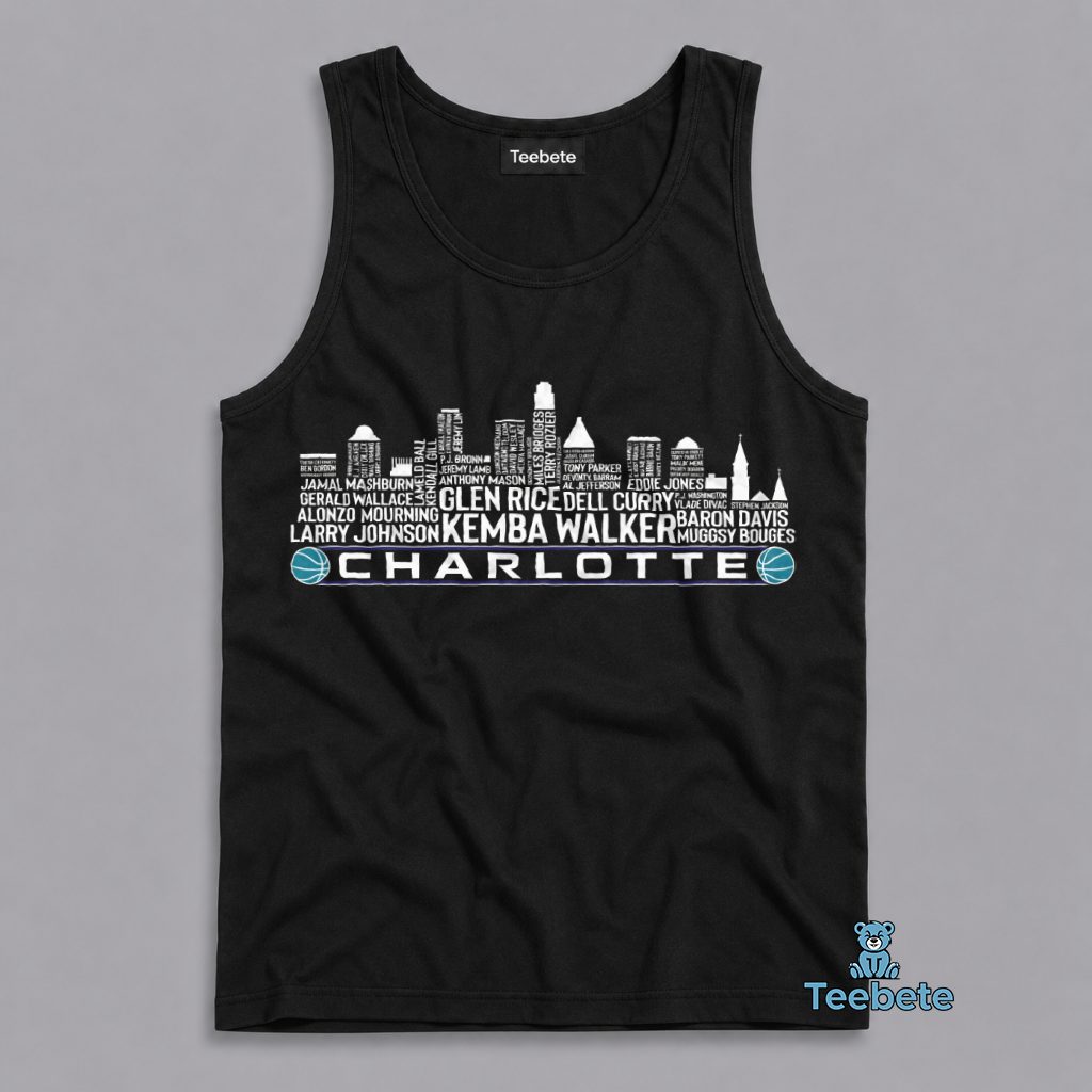 Charlotte Hornets City Legends Skyline Tanktop Charlotte Hornets City Legends Skyline Tanktop