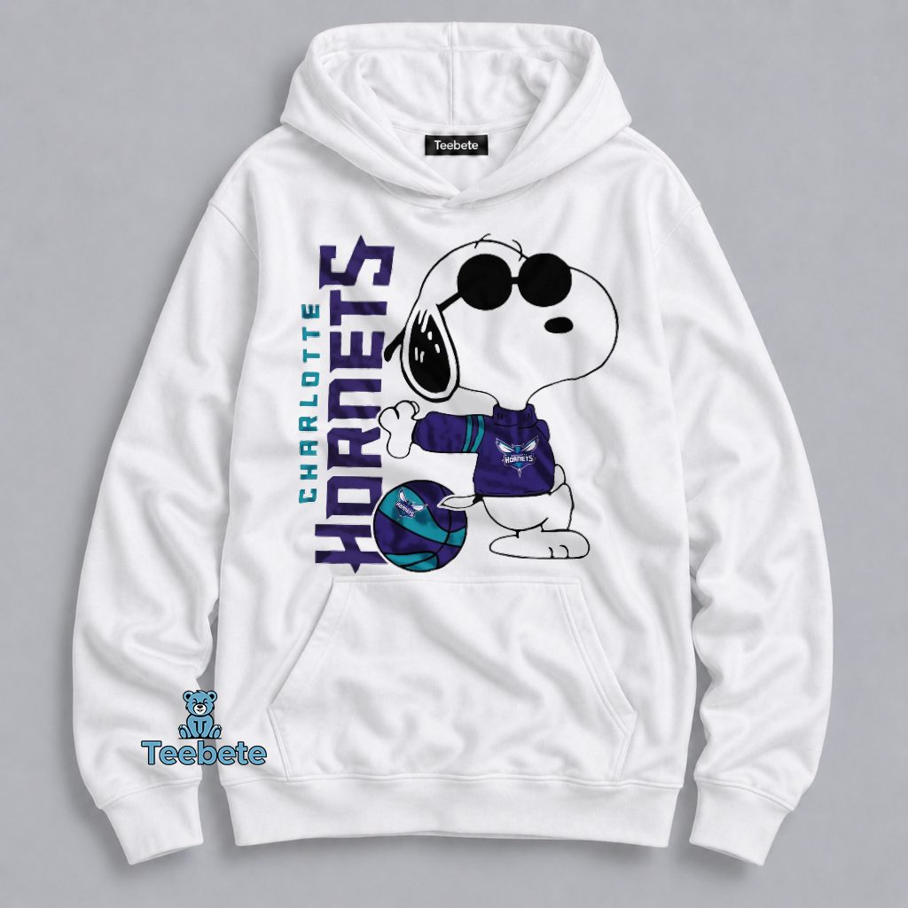 Charlotte Hornets Snoopy Cool Basketball Hoodie Charlotte Hornets Snoopy Cool Basketball Hoodie