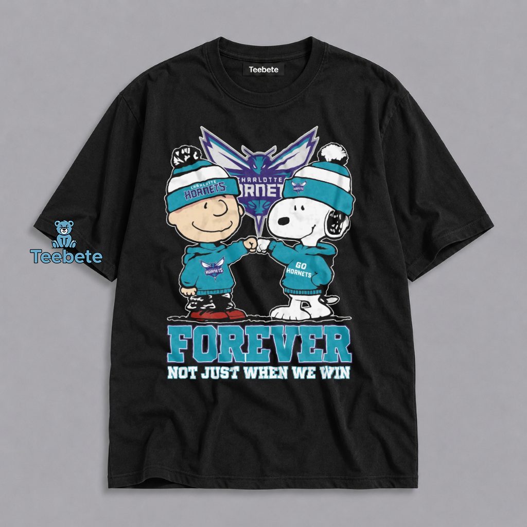 Charlotte Hornets Snoopy Loyal Fan Not Just When We Win Shirt