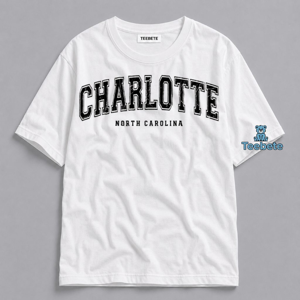 Charlotte North Carolina Retro Vintage Shirt