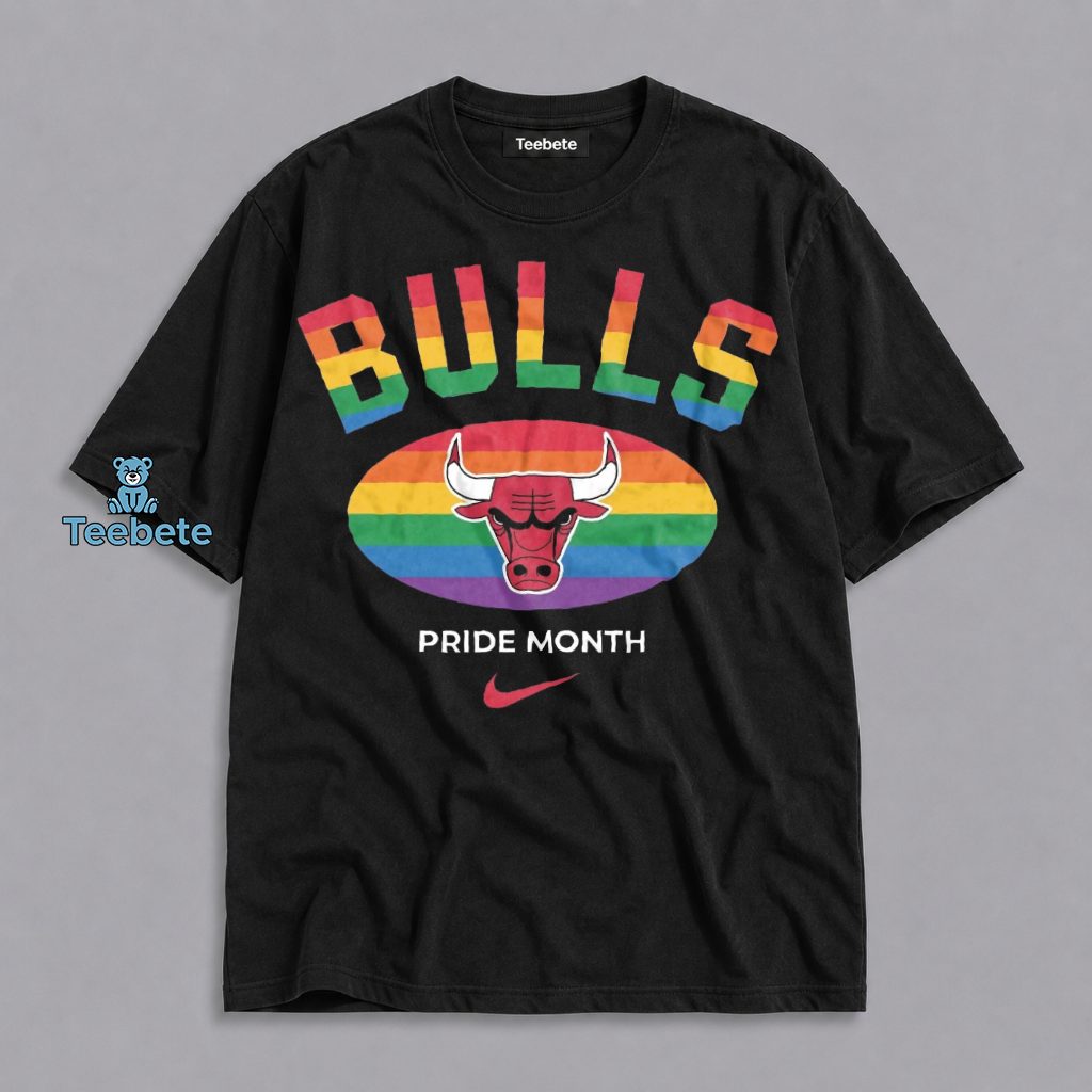 Chicago Bulls Rainbow Pride Celebration Shirt