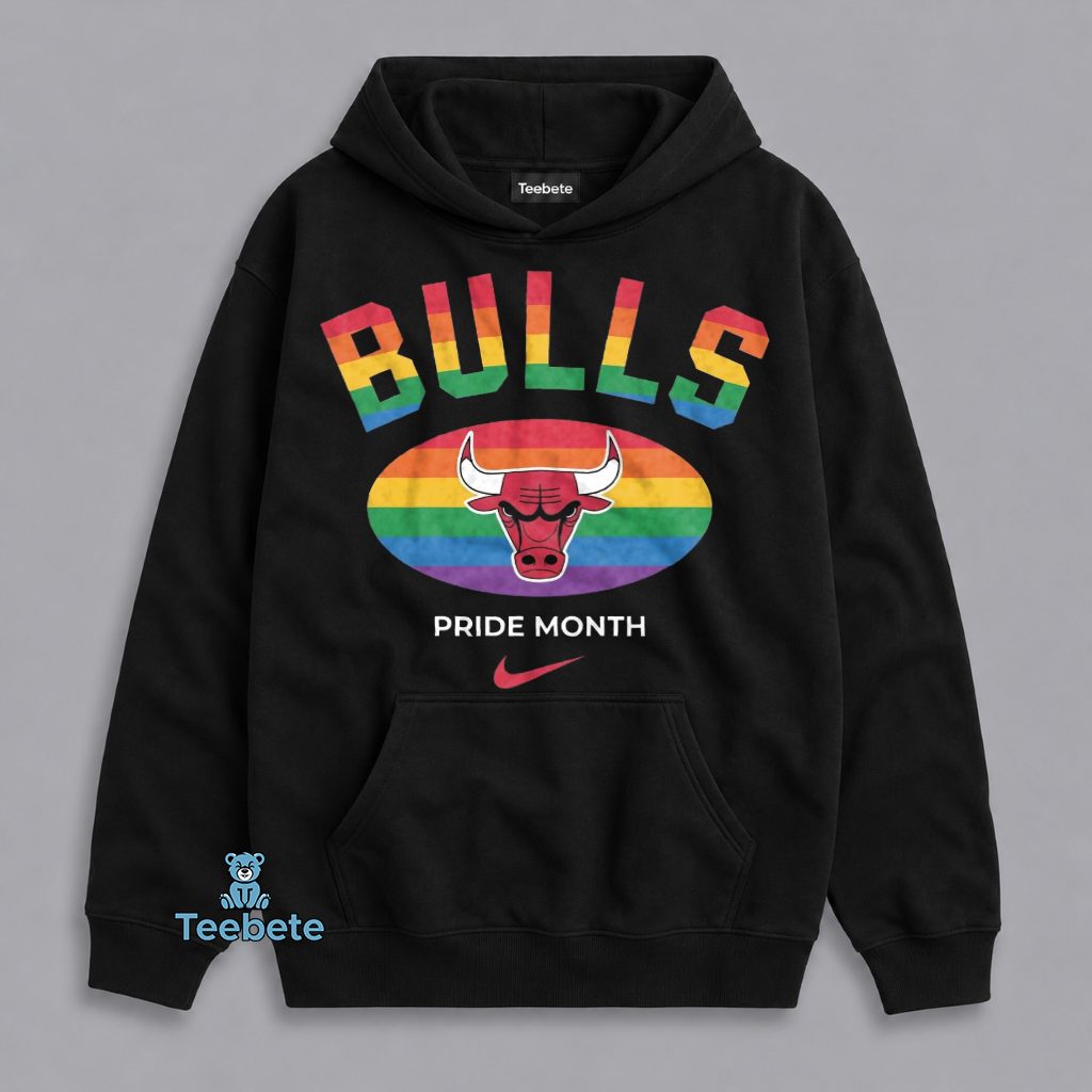 Chicago Bulls Rainbow Pride Celebration Hoodie Chicago Bulls Rainbow Pride Celebration Hoodie