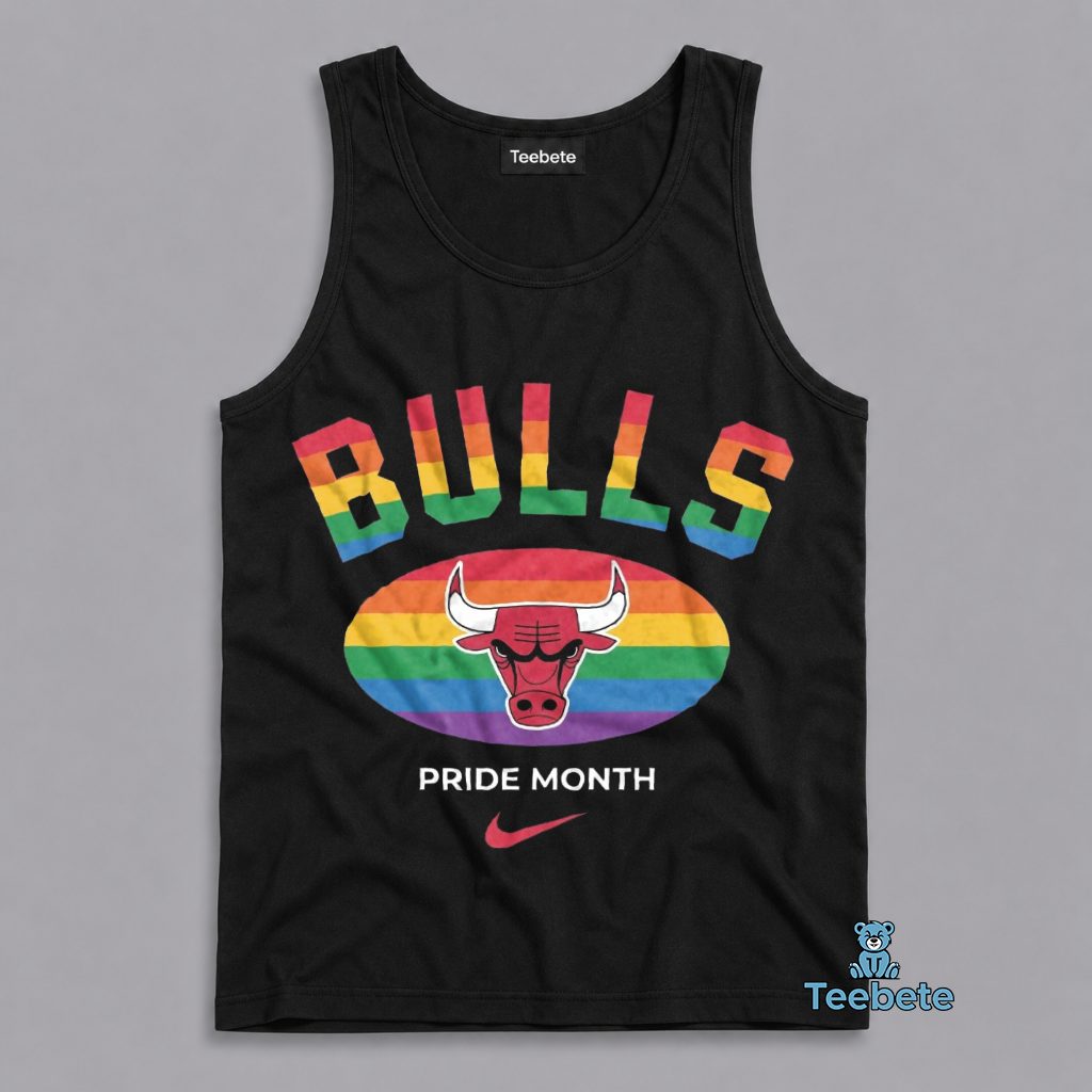 Chicago Bulls Rainbow Pride Celebration Tanktop Chicago Bulls Rainbow Pride Celebration Tanktop