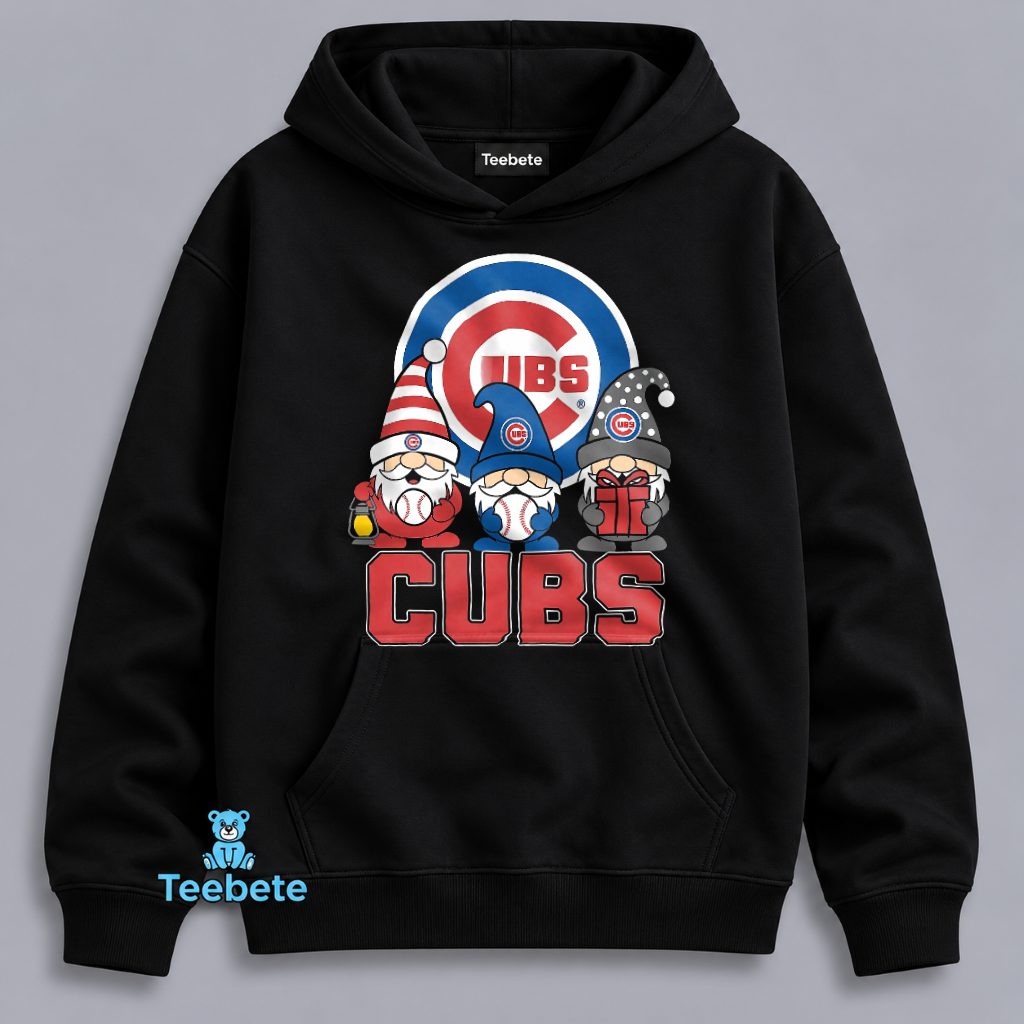Chicago Cubs Gnomes Christmas Holiday Gift Hoodie Chicago Cubs Gnomes Christmas Holiday Gift Hoodie