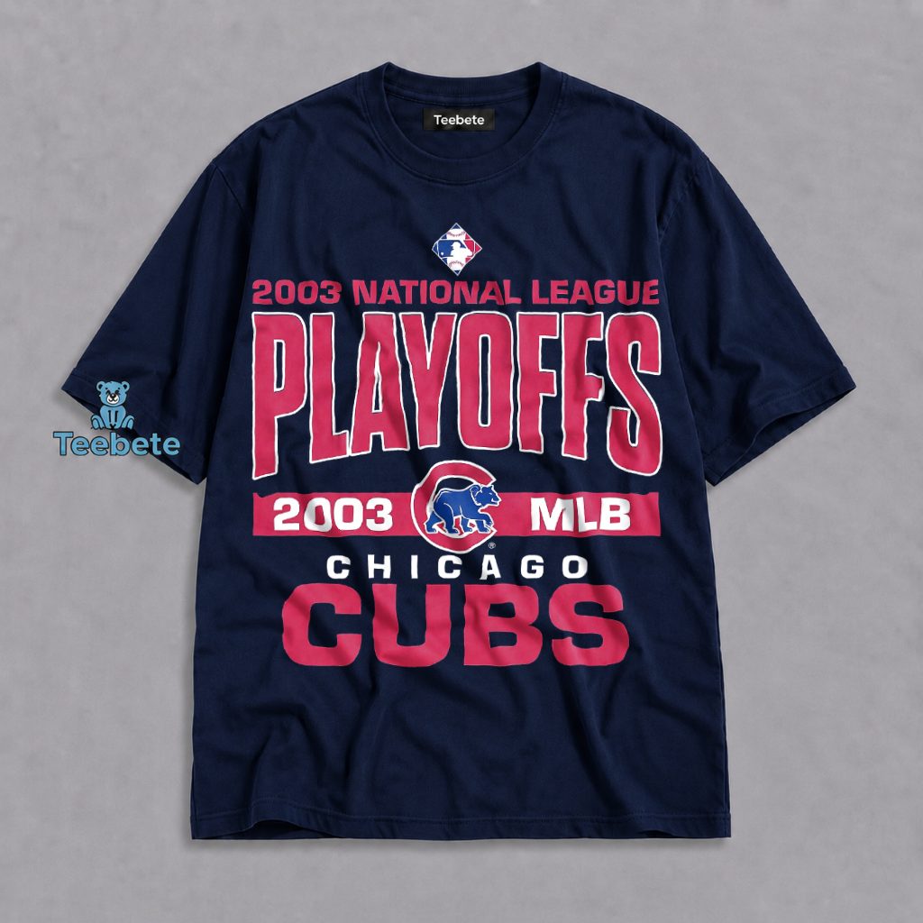Chicago Cubs MLB 2003 Playoff Shirt Commemorative Gifts