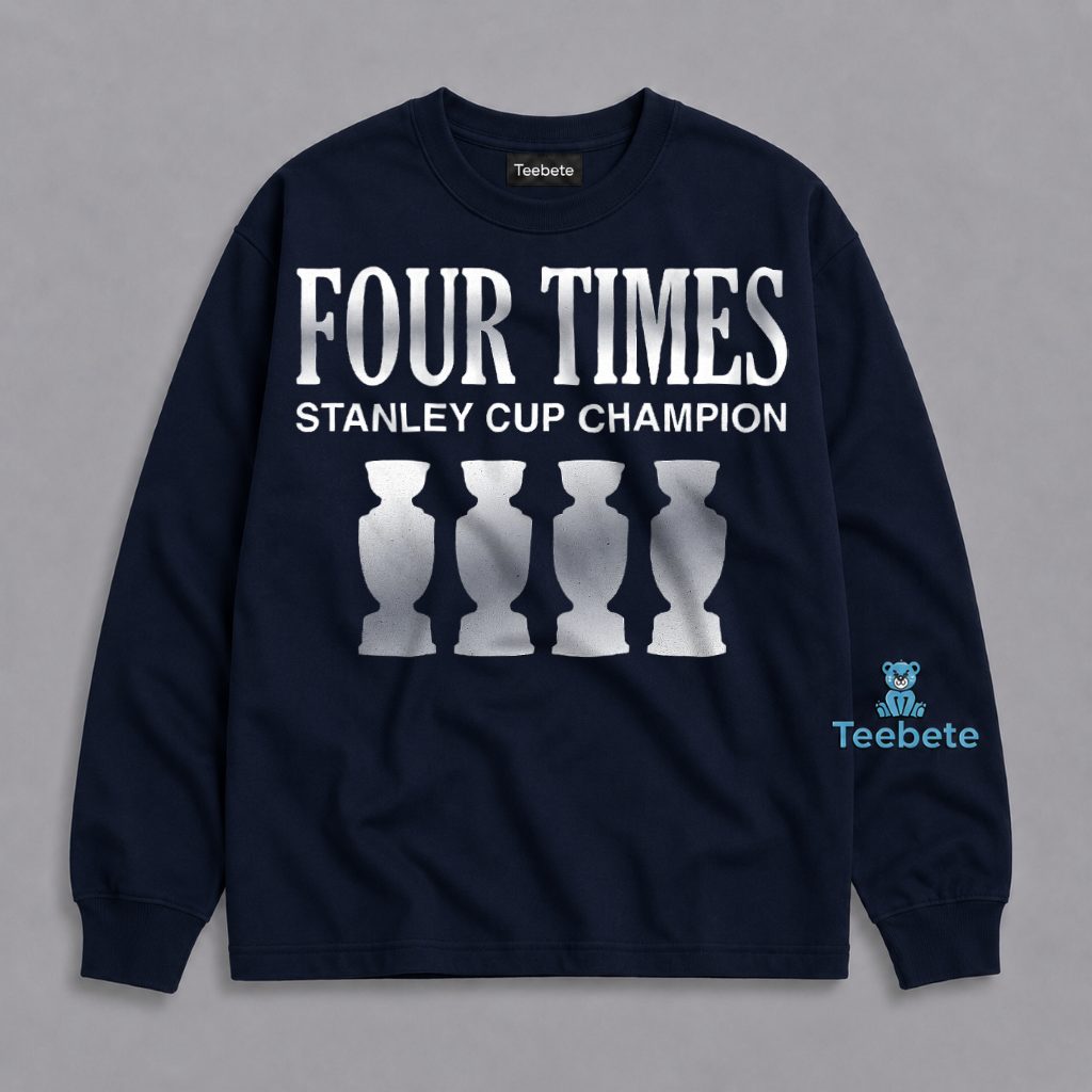 Claude Lemieux 4x Stanley Cup Champion Commemorative Long Sleeve Claude Lemieux 4x Stanley Cup Champion Commemorative Long Sleeve