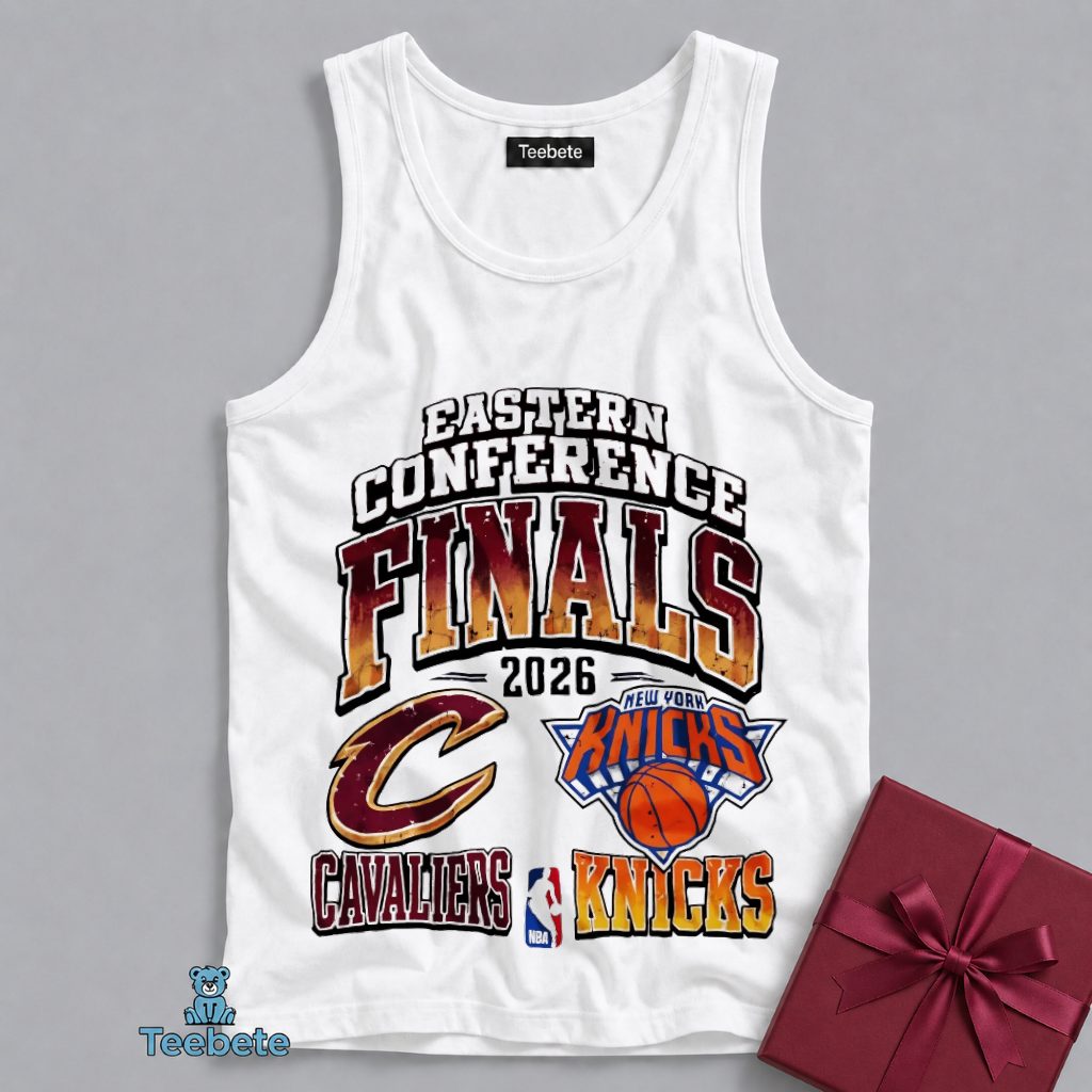 Cleveland Cavaliers New York Knicks 2026 East Finals Tanktop Cleveland Cavaliers New York Knicks 2026 East Finals Tanktop