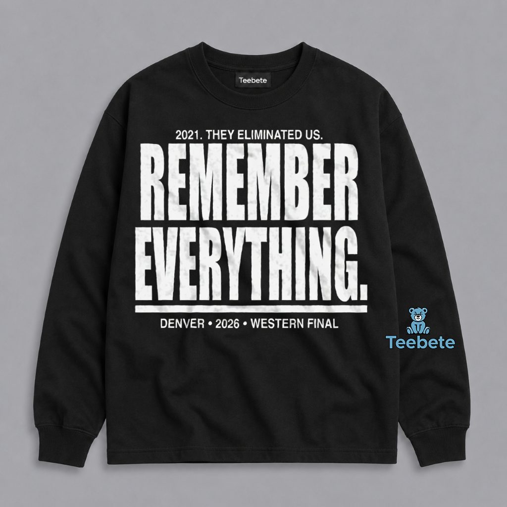 Colorado Avalanche 2026 Western Final Revenge Golden Knights Long Sleeve Colorado Avalanche 2026 Western Final Revenge Golden Knights Long Sleeve