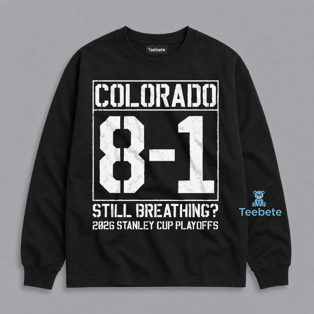 Colorado Avalanche 8 To 1 Playoff Run Dominance Fan Long Sleeve Colorado Avalanche 8 To 1 Playoff Run Dominance Fan Long Sleeve