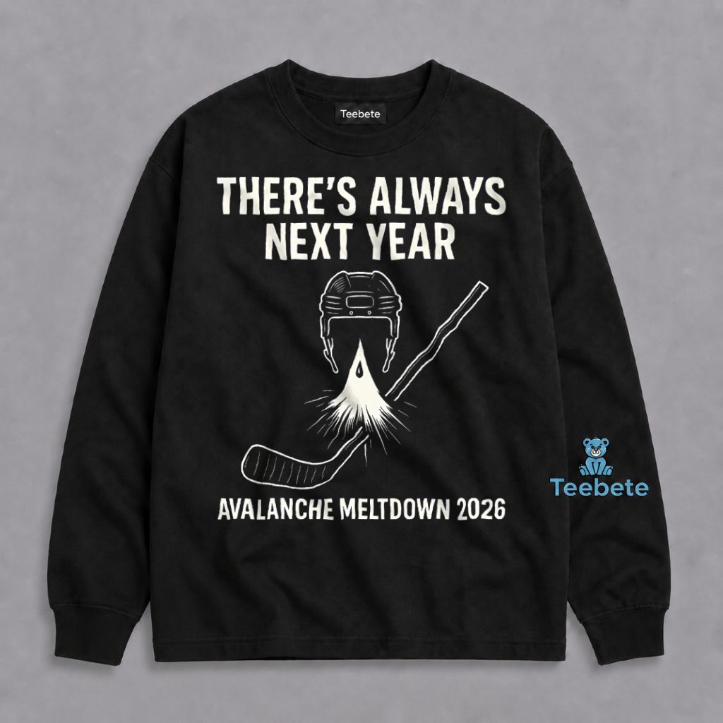 Colorado Avalanche Sad Fan Postseason Meltdown Long Sleeve Colorado Avalanche Sad Fan Postseason Meltdown Long Sleeve