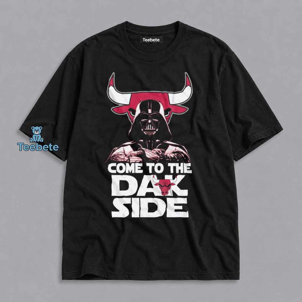 Come To The Dark Side Darth Vader Chicago Bulls Shirt