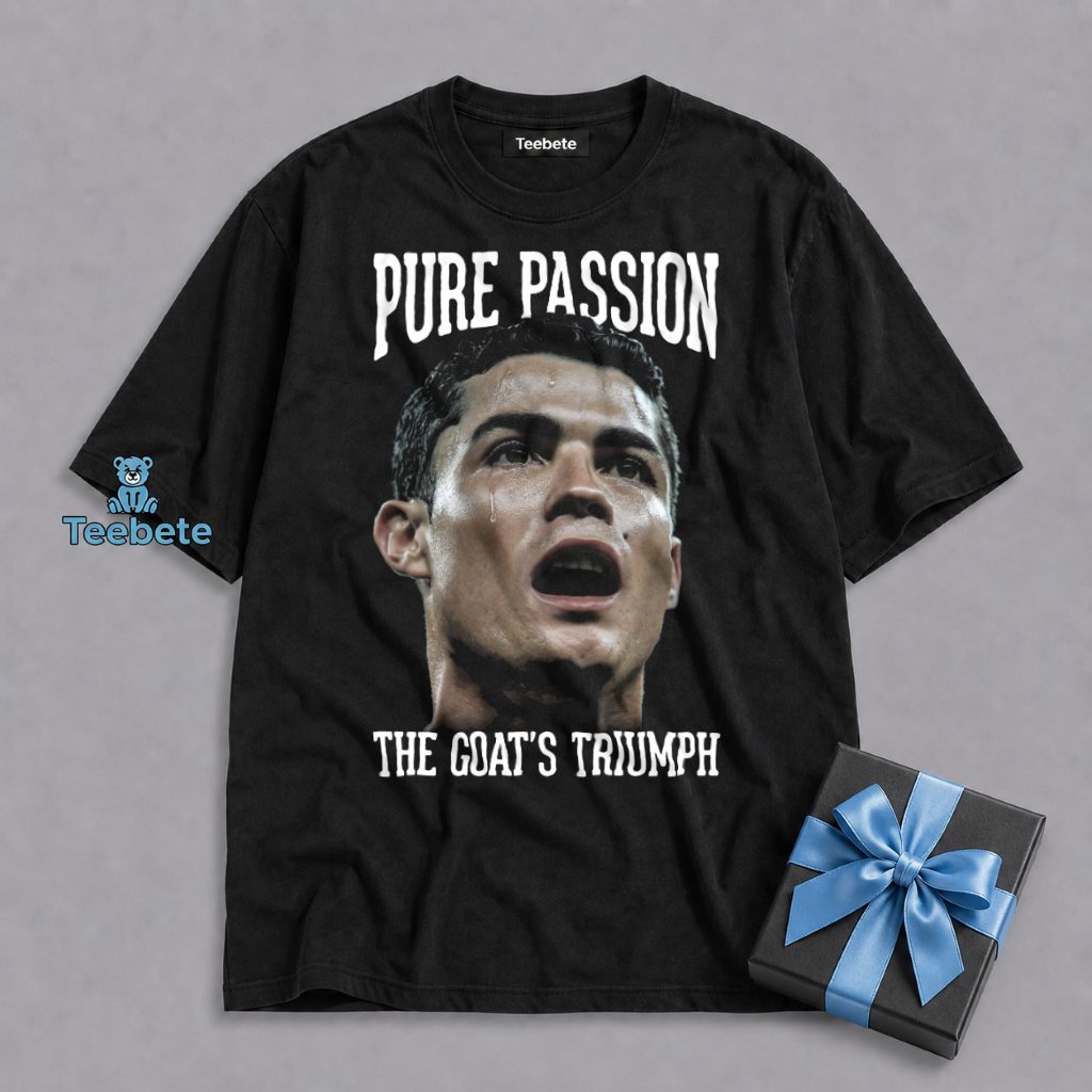 Cristiano Ronaldo Joyful Tears Al Nassr Victory Shirt