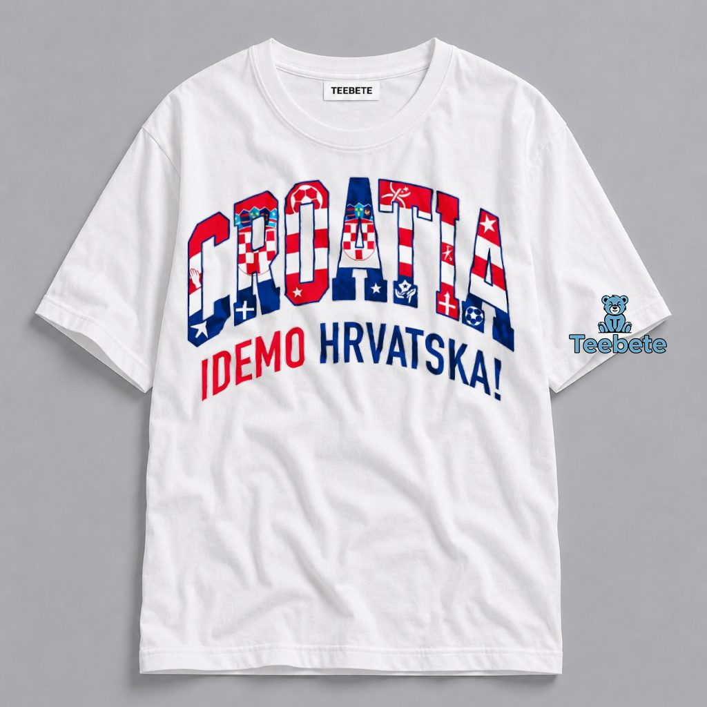 Croatia Idemo Vatreni FIFA World Cup 2026 Shirt