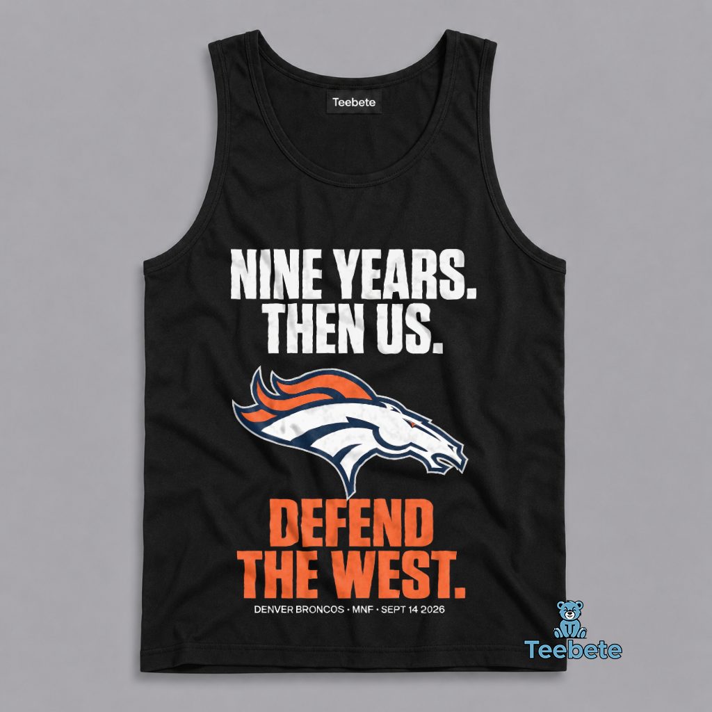Denver Broncos AFC West Champions 2026 MNF Week 1 Defender NFL Fan Tanktop Denver Broncos AFC West Champions 2026 MNF Week 1 Defender NFL Fan Tanktop