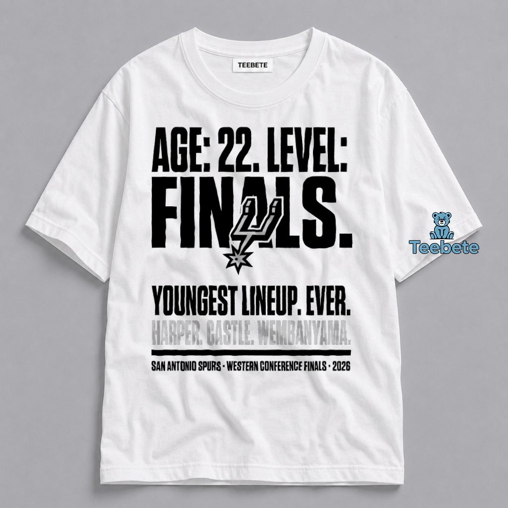 Dylan Harper Spurs Youngest Starter Conference Finals History 2026 Shirt