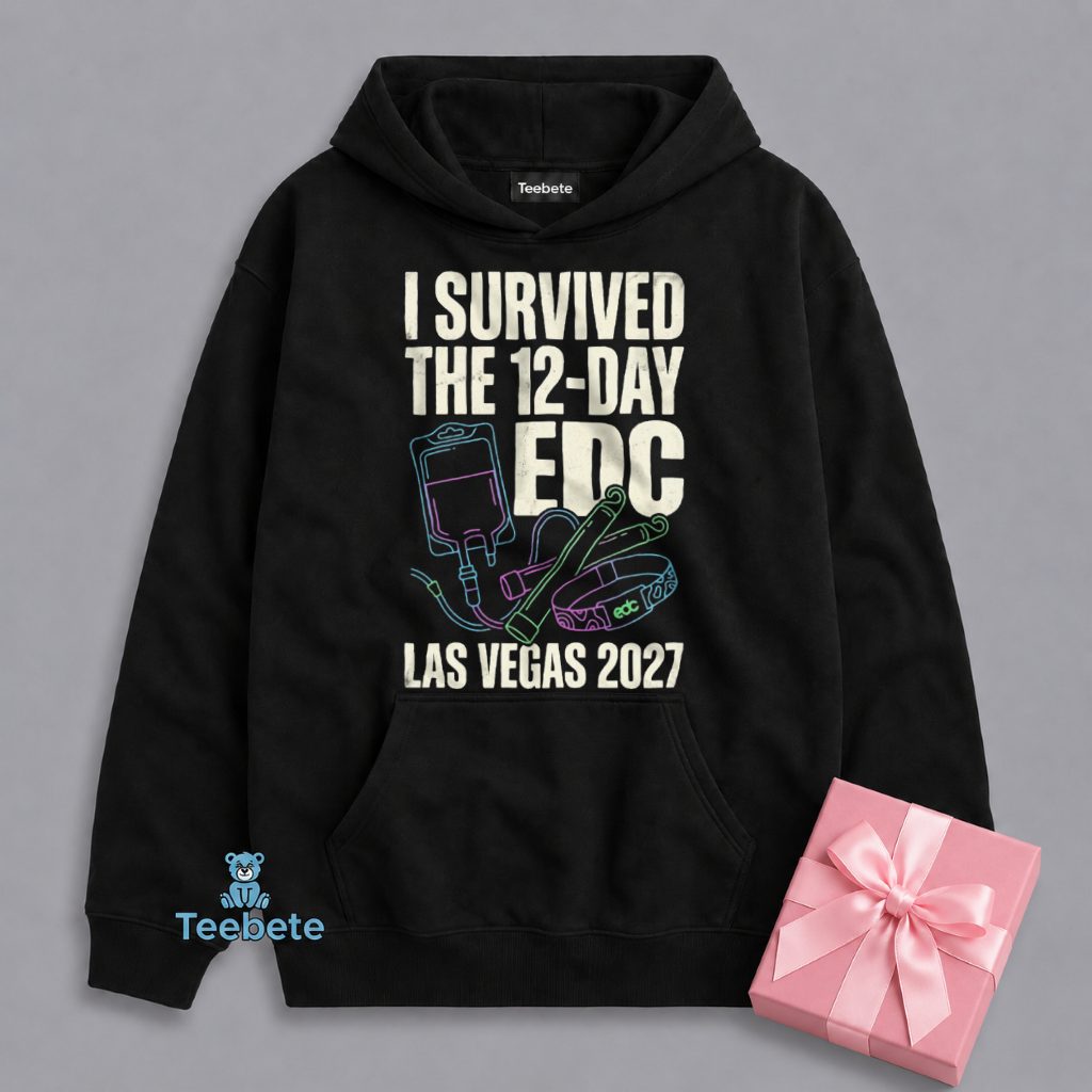 EDC Las Vegas 2027 Survivor Countdown Hoodie EDC Las Vegas 2027 Survivor Countdown Hoodie