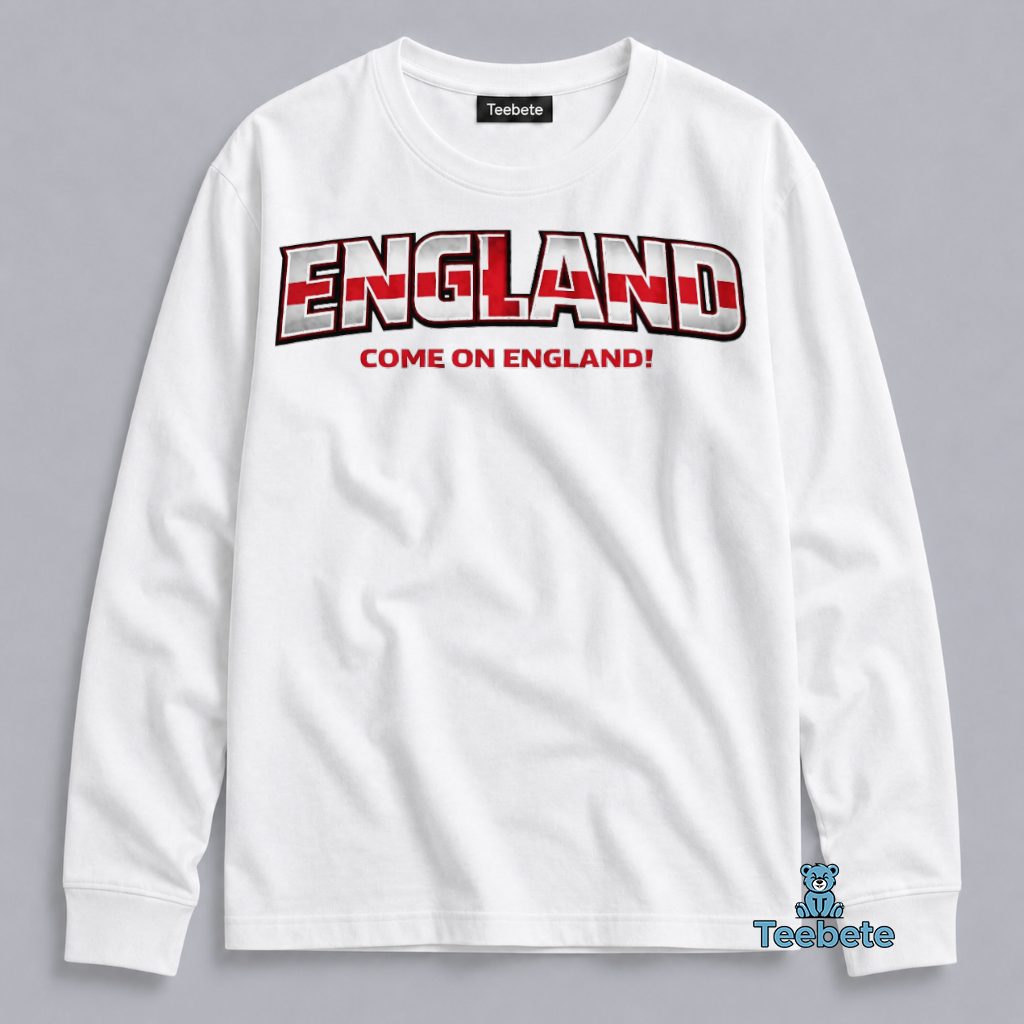 England Come On England FIFA World Cup 2026 Long Sleeve England Come On England FIFA World Cup 2026 Long Sleeve