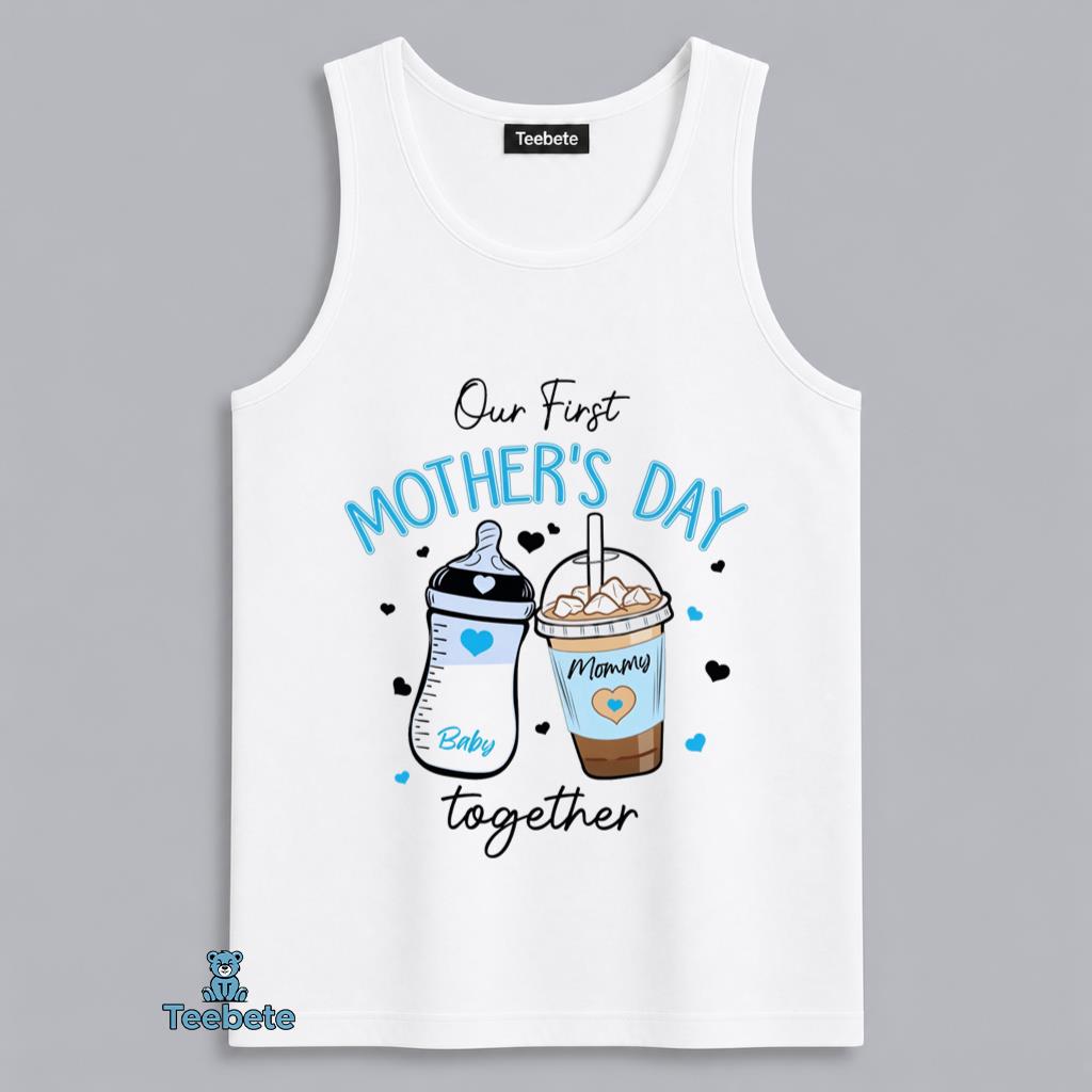 First Mothers Day Mommy And Baby Tanktop First Mothers Day Mommy And Baby Tanktop