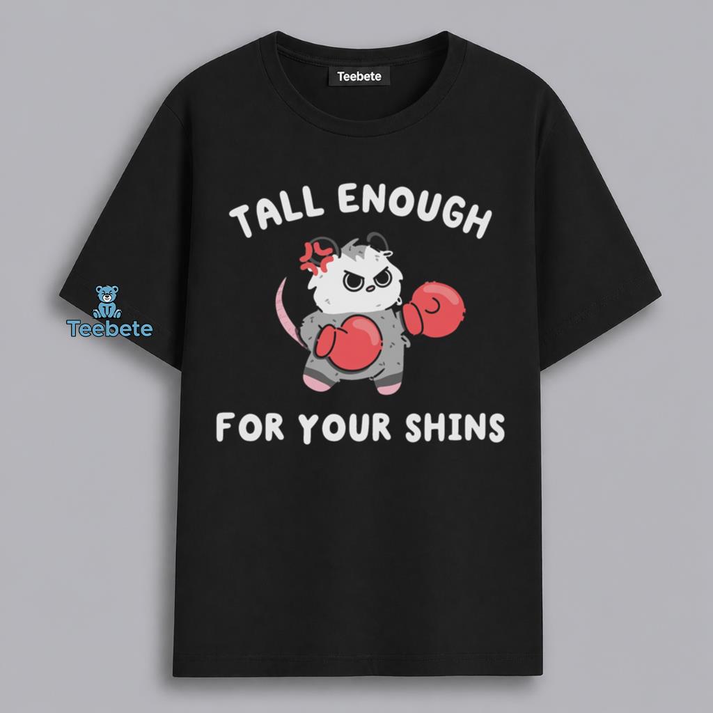 Funny Boxing Opossum Shins Joke Shirt